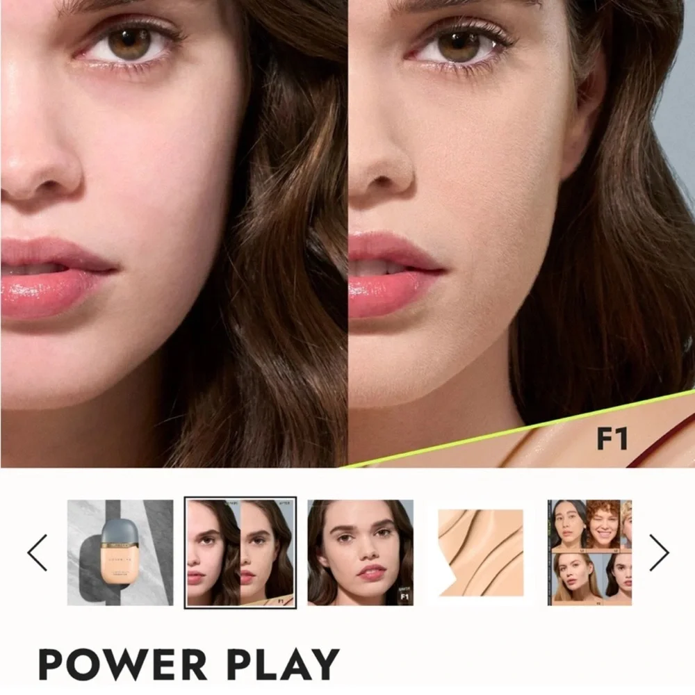 Cover FX Power Play F1 Foundation Full Coverage Matte 1.01 fl oz